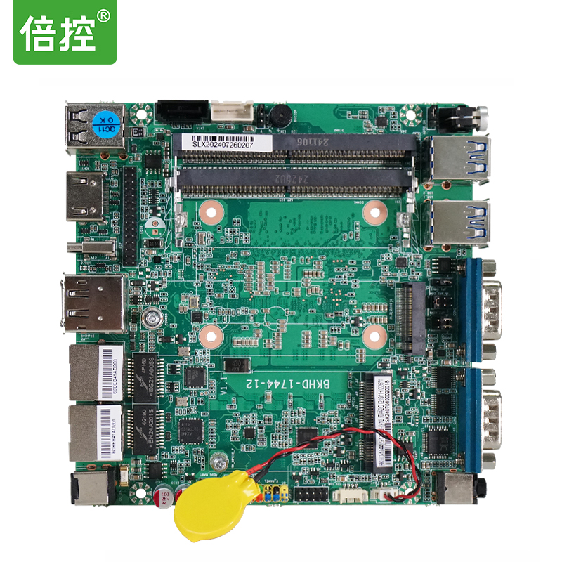 倍控13代工控主板 I7-13620H嵌入式主板工控机双串口双网口主机