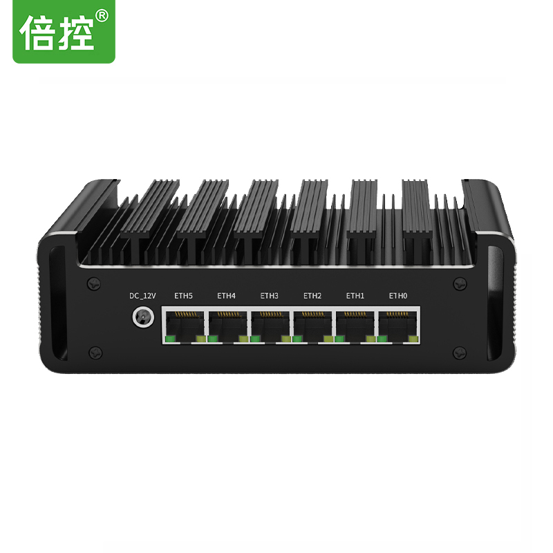 倍控N100电脑8505迷你微型主机I7-1265U六网卡软路由工控机爱快ROS维盟12代嵌入式linux6网i3-1215U i5-1245U