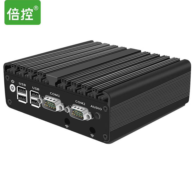 倍控H30双网卡双串口RS485工控机J6412四核I3I5I7处理器J4125四核电脑主机J6412